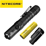100% NITECORE ไฟฉาย V2 MH12 1200LM V6 XP-L2 LED USB-C ชาร์จไฟได้ไฟฉายภาคสนาม5000MAh สำหรับการตั้งแคม