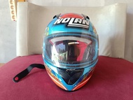 Helm Nolan N64 Motif Aquarium Blue Fullface Original N 64 BEST Second