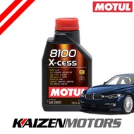 Motul 8100 X-cess 5W40 Engine Oil Service Package (Continental)