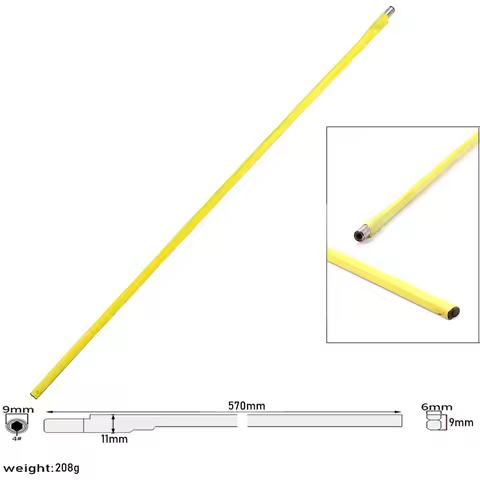 Bass Electric Guitar Parts 630mm/570mm/ 440mm yellow adjustment lever Two Way & Two Course Adjustabl