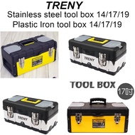 TRENY IT 17-19 Stainless steel tool box PVC toolbox / Iron Tool Box Home Tool Storage & Shelving Man