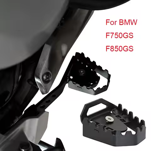 Rear Foot Brake Lever Pedal Enlarge Extension Rear Brake Peg Pad Extender For BMW F750GS F850GS F 75