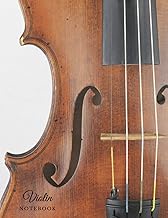 Violin Notebook: Blank, Lined, Undated Journal | Book For Notes | Unique Violin Matte Cover| Perfect