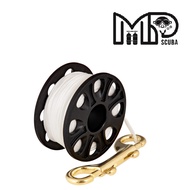Tecline 30m Spool Reel with 100mm Brass Snap