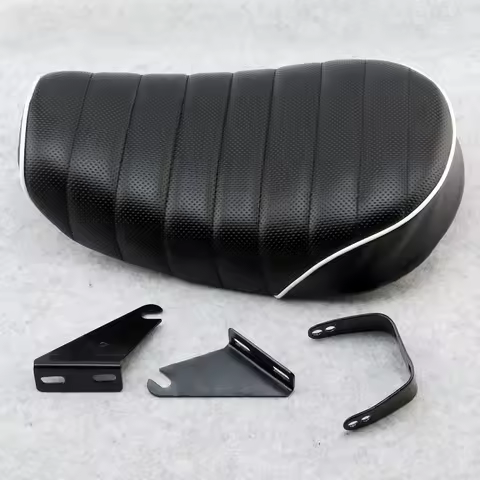 Black Leather Foam Seat Cushion for Honda Monkey Bike Mini Trail 50cc Bike Z50 Z50J Seats Accessorie