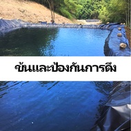 HDPE ผ้ายางปูบ่อปลา 0.3mm หนา พลาสติกปูบ่อ 2x2M 4x3M 6x8M 8x10M 6x16M ผ้ายางดำปูบ่อ  ผ้ายางดำปูบ่อ ผ