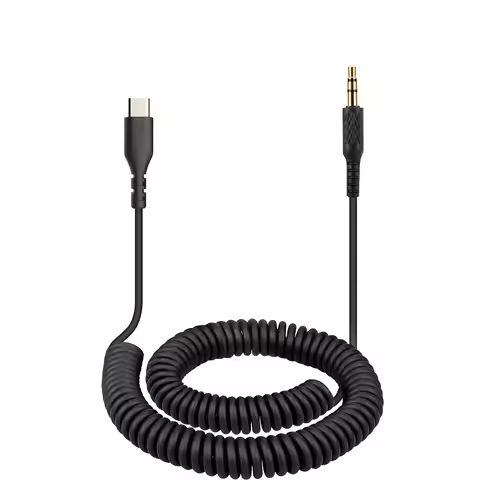 Type C to 3.5mm Headphone Cable for Sony WH-1000XM6 WH-1000XM5 WH-1000XM4 WH-1000XM3 WH-1000XM2 Head