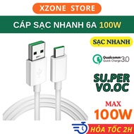 Type C fast charging cable 6A 66w fast charging cable for android tablet phones with USB a TO type C