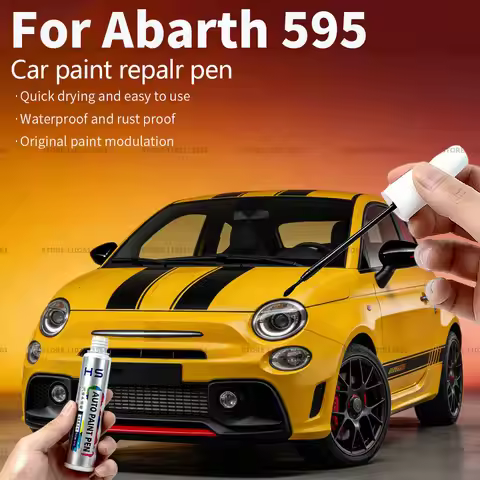 For FIAT Abarth 595 Car Paint Repair Pen Paint Scratch Repair Accessories Abarth Red Black Gara Whit