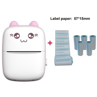 SVFIREK Mini Portable Thermal Printer Wireless Bluetooth Label Printer Paper Photo Pocket Thermal Pr