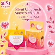 Hikari 1 Box Ultra Fresh Sunscreen SPF50 PA++++ 50ml