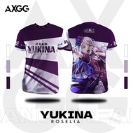 2024 fashion Axgg ' Bang Dream - Roselia ' Tshirt / Jersey Microfiber Clothes / Jersey Sublimation / Tshirt Jersey