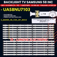 SAMSUNG 58 INCH TV BACKLIGHT UA58NU7103 58NU7103 UA58NU7103K 58NU UA-58NU7103K 3V