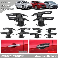 Vemart new myvi 2018-2024 forged carbon car door handle bowl cover accessories myvi g3