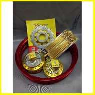 ♞,♘,♙Rim set xrm110/xrm125/wave100/wave110/wave125 Rim/hub/Rayos/disc/bearing