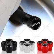 4pcs Aluminum Car Tire Anti-dust Cap Threaded Car Tyre Stem Cover for BYD Atto 3 Yuan Plus F3 E6 F0 
