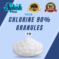 𝐂𝐇𝐋𝐎𝐑𝐈𝐍𝐄 - Pool Chlorine 90% Granules - 5KG (TCCA) for Swimming Pool