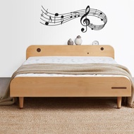 Musical Note Removable Personalized Wall Stickers Living Background Room Decorate Sofa Bedroom O9m2