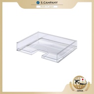 Like-it Desk Tray A4 Horizontal approx. 33.7 x 25.8 x 6.2 cm (W x D x H) Clear, made in Japan LM-20R