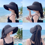 Summer Outdoor Anti-UV Beach Women Sunscreen Sun Hat