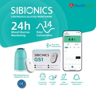SIBIONICS CGM ( 24 hours/14 days Continuous Glucose Monitoring System) GS1- MDA APPROVED- Malaysia 🇲