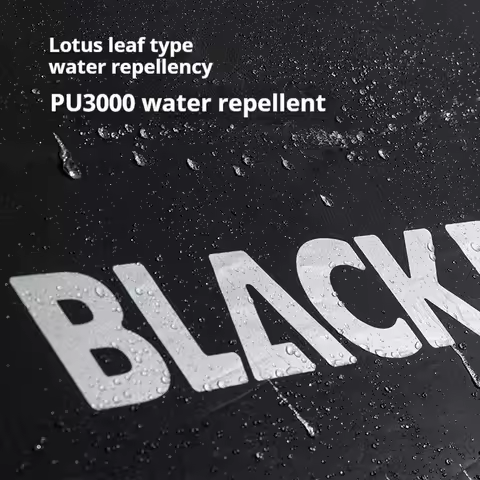 BLACKDOG Tent Coating Outdoor CampingCanopy Expand Tarp Black Traveling FamilyAutomatic Self-support