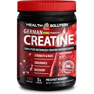 Creatine - GERMAN CREATINE MONOHYDRATE 300 GRAM 60 HIDANGAN - meningkatkan jisim otot - serbuk creat