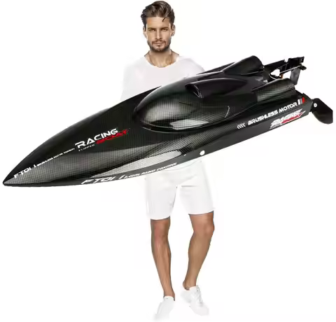 Feilun FT011 FT012 Large RC Speed Boat 2.4G 4WD 55KM/H Remote Control Brushless Watercraft for Hobby