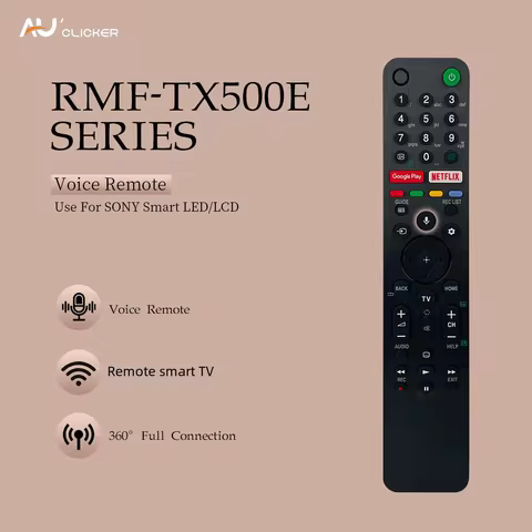 RMF-TX500E Smart TV Voice Replacement Remote Control for Sony 4K HD OLED TV KE-65XH9096 KD-75XG8505 