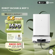 Mi Home Robot Vacuum and Mop 5 | Dual versions | Slim design | 40mm climb | AI detects 130 obstacles