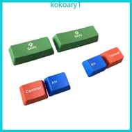 KOKO PBT OEM Keycap Shift Contrl Alt Keys Caps Keycaps for Mechanical Keyboard PBT Keycaps 6Pcs Set