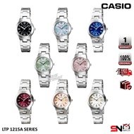 Casio Ladies Watch Date Display Fashion Quartz Analog Stainless Steel Band Jam Tangan Perempuan LTP1