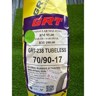 GRT TYRE MOTORCYCLE GRT238 (Bunga Diamond) TUBELESS 70/90-17