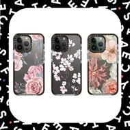 Casetify Ink Peony Rose Flower Soft Silicone TPU Case For iPhone 15 XR 11 12 13 14 Plus Pro Max Cove