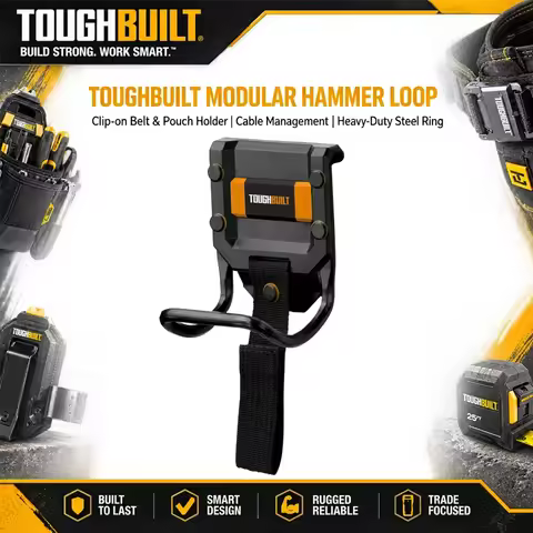 Toughbuilt TB-52 Modular Hammer Ring With Power Cord Retention Strap - Compact Tool Accessory