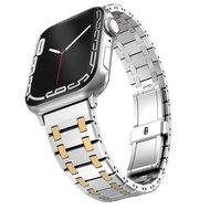 Luxury strap for apple watch band Series 10 42mm 46mm Stainless steel bracelet iwatch 10 Metal Strap