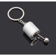 Gearbox gear head keychain manual transmission lever KeyChain creative car key chain accessory bag k