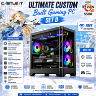 AMD Ryzen 5 5500 Gaming PC Desktop RX580 RTX2060 RTX3050 RTX5060 RTX5060Ti RTX5070