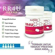 3 Botol Suplemen Minda RR4U / Chewable / Kanak-kanak dan Dewasa / Ubat Minda Selamat