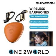 SHINECON Lamborghini BF911 True Wireless Bluetooth Earphones – AI Smart 360° Stereo Low-Latency Gami