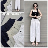 Women's Wide-Leg Pants Made of Khaki Wind Silk, Beautiful, Wrinkle-Free, Soft, Cool, Elastic Waist, 