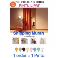 PVC Folding Toilet Door &amp; Room Divider / Pintu Lipat 31" x 82" / 35" x 82"