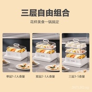 Three Smart Electric Steamer Multi-Functional Household Small Three-Layer Electric Steam Box Large Capacity Steamer Steamer Breakfast Machine