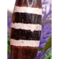 💥Ready Stock💥 41.9mm X 14.3mm 老气 玉化 水草玛瑙 线珠天珠 线珠的最大功能就是可以提高智慧和领悟能力 Moss Agate Striped Dzi Line Dzi M