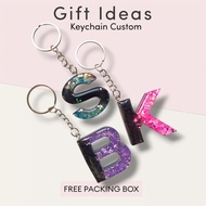 GANTUNGAN Custom Initial Letter Keychain l Keychain l Gift l Accessories l Souvenir l Bag