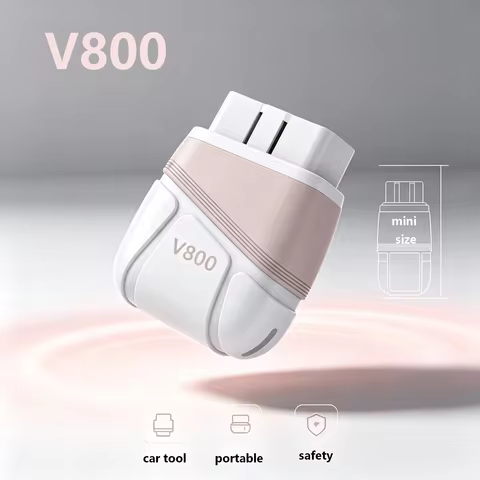Bluetooth 5.1 OBD2 V800 Scanner Wireless Check Engine Code Reader AI Diagnostic Detector Diagnostic