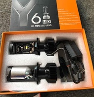 (ของแท้ 100%)รุ่นใหม่2023🔥1คู่ หลอดไฟหน้าLedมินิโปรเจคเตอร์ รุ่น Y8 ขั้ว H4 RHD ไฟหน้าLED Mini Proj