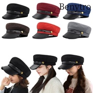 BENYTRO Navy Cap, Vintage Flat Top Hat Beret Hats, Flat  Cap Painters Cap Duck Tongue Cap Salior Hat