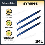 Syringe 1ml individual pack sterilized feeding syringe feed