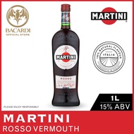 MARTINI Rosso Vermouth - 1L / 100cl 15% ABV - Fortified Wine Cocktail Mixer